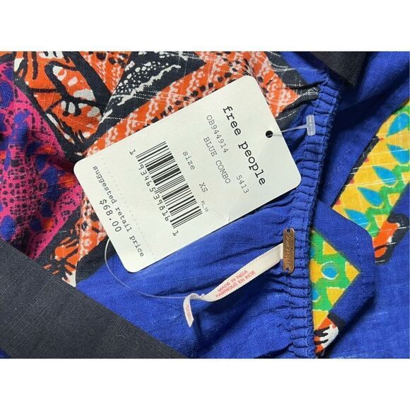 Free People NWT Floral Handkerchief Halter Size XS - Picture 4 of 4